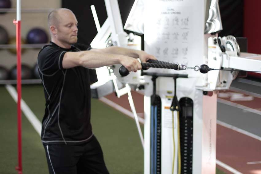 Face pull: start position